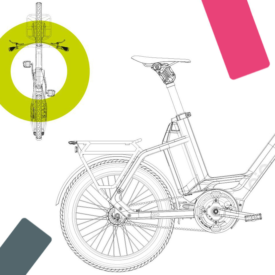 Bicycles, Bikes Dimensions & Drawings